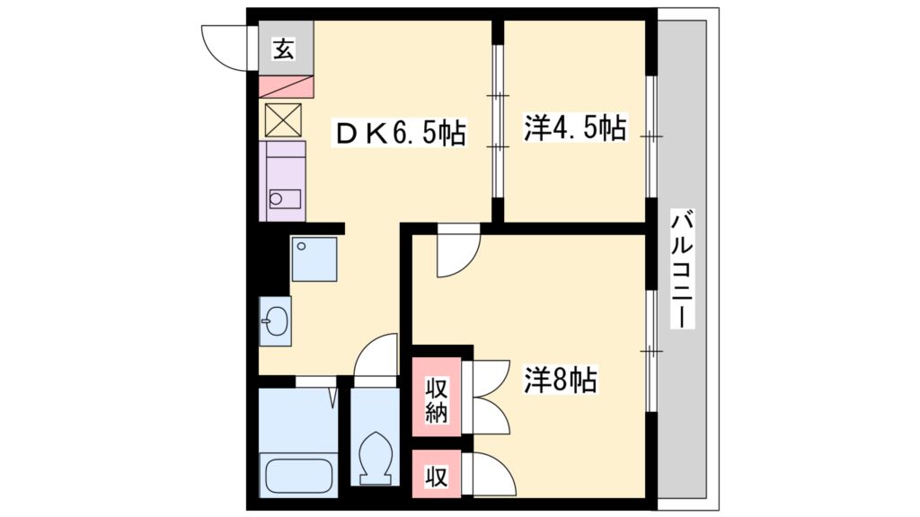 コーポTMY2の間取り