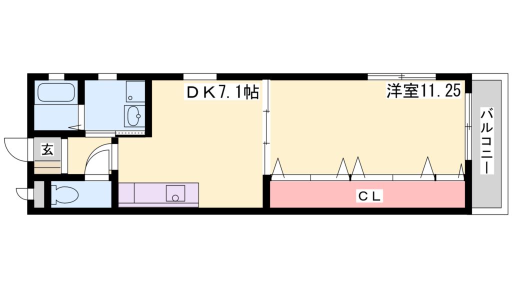 リッチキャッスル2の間取り