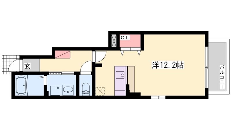 アムールテレーノの間取り