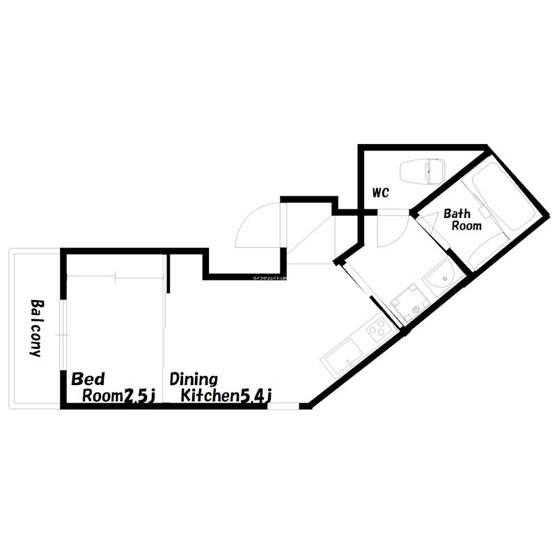 ブロンテ北在家ＥＡＳＴの間取り