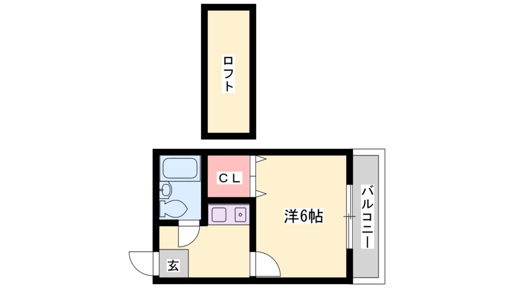 兵庫県加古川市平岡町一色西１丁目（アパート）の賃貸物件の間取り