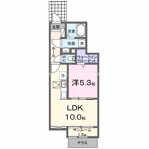 サンセール2Bの間取り