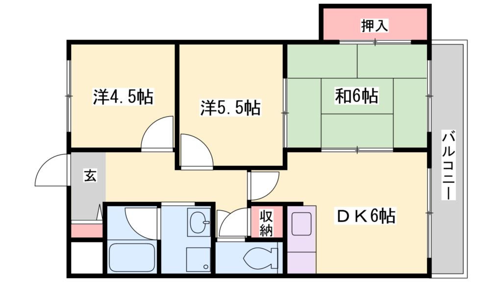 ロイヤルコーポ伊保の間取り