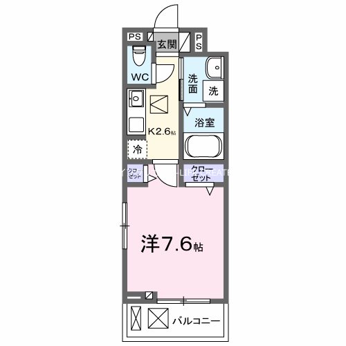 エスペランサ別府の間取り