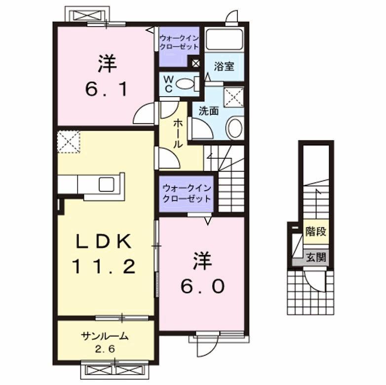 シエラAの間取り