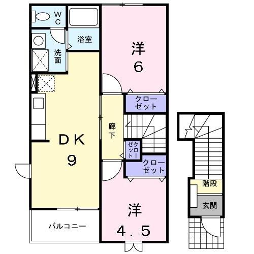 アヴェニールの間取り