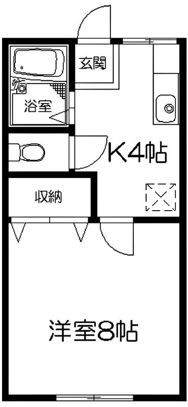 コーポあさよの間取り