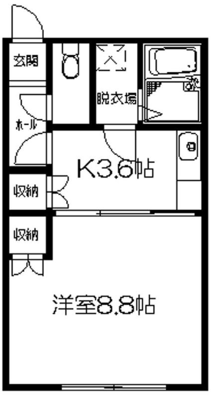 マンションくどうの間取り