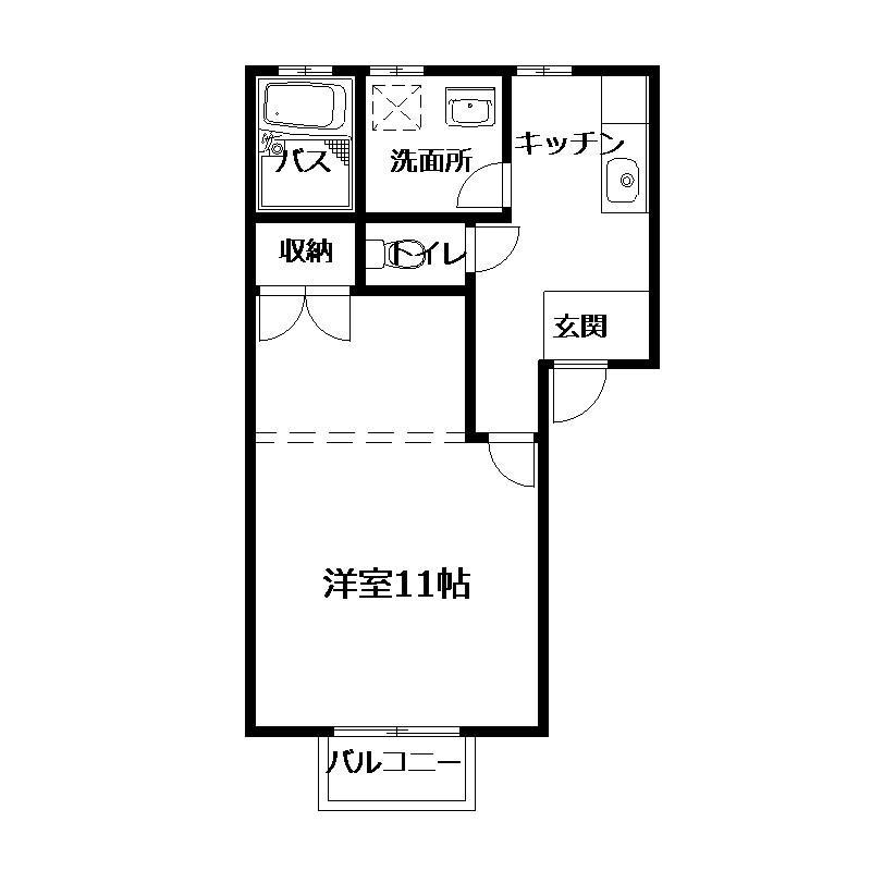 トレボン川井の間取り