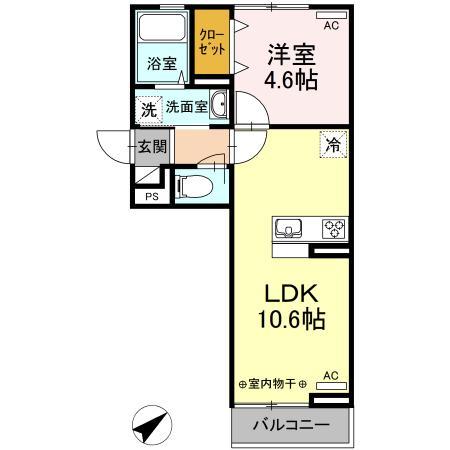 グレイスコートYKYの間取り