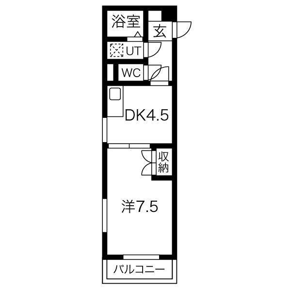 エトワール八戸第1の間取り