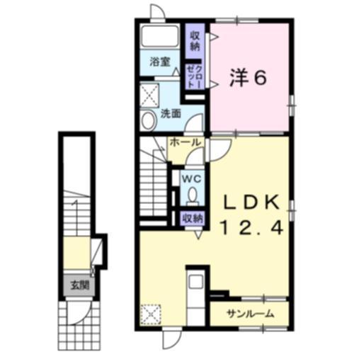 NEOS淡万2の間取り