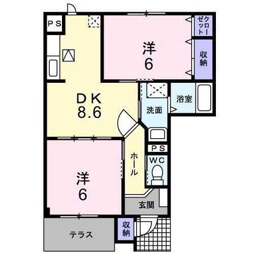 エヴァグリーンの間取り