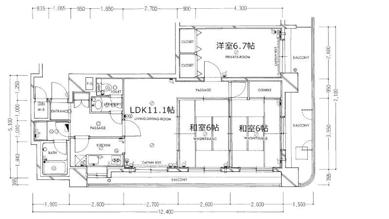 朝日プラザ長根公園の間取り