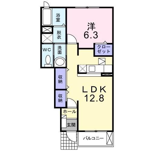 マーシュレジデンス1坂下の間取り