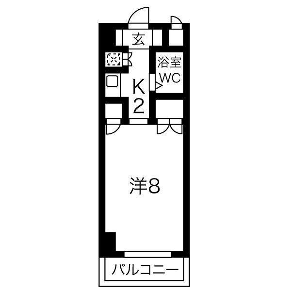 エトワール八戸第2の間取り