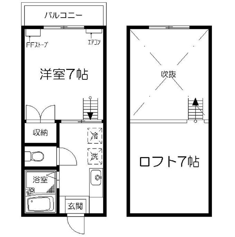 メゾンフローラの間取り