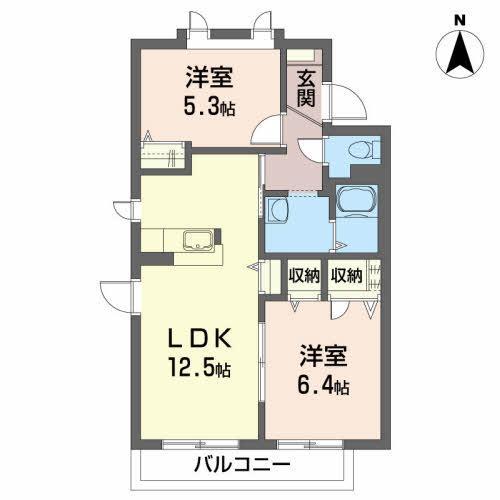 プルミエールツーエイの間取り