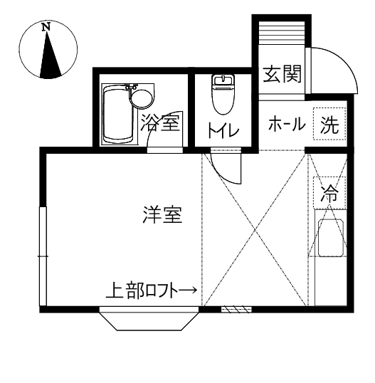 メゾンウィーンNo.1の間取り