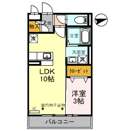 リージェントスクエアB棟の間取り