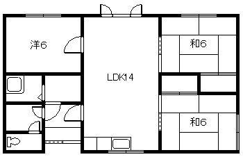 北海道旭川市東光十二条7丁目（一戸建）の賃貸物件の間取り