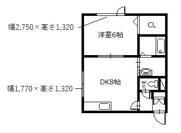 まついハイム2の間取り