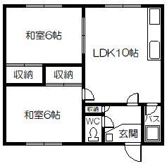 三木マンションの間取り