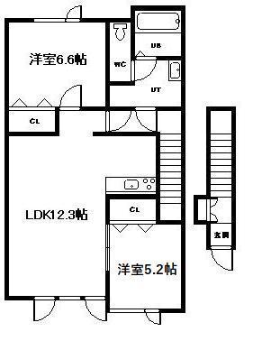 オアシス1の間取り