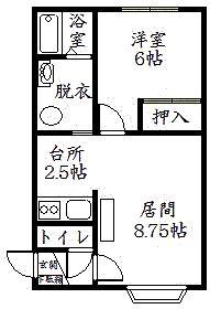 アビタシオン1の間取り