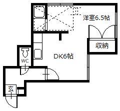 イヴィーサAB棟の間取り