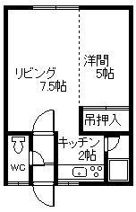 大和ハイツの間取り