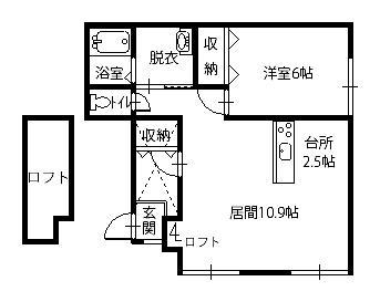 コロポックルの間取り