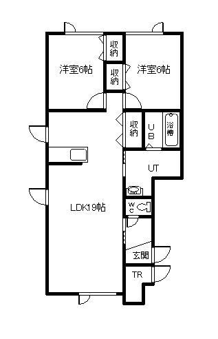 豊岡6-2新築の間取り