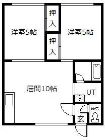 ラポール神楽岡の間取り