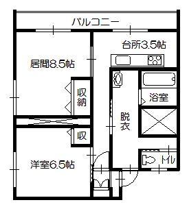 ソフィーユ南6条の間取り