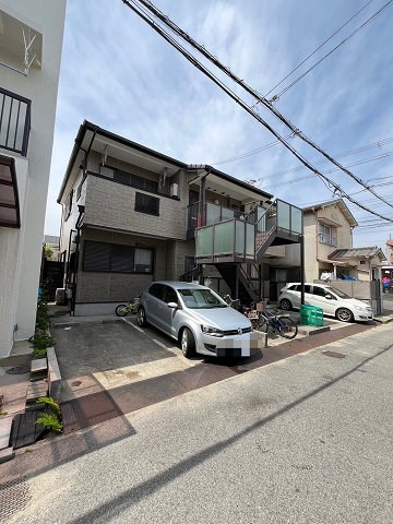 阪急神戸線塚口駅2階建築25年の外観