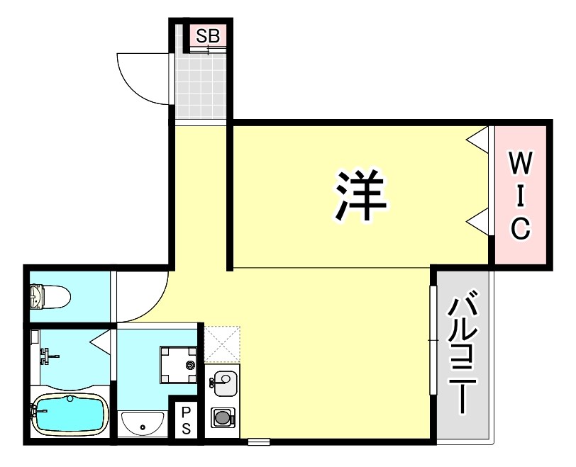 阪神本線出屋敷駅3階建新築の間取り