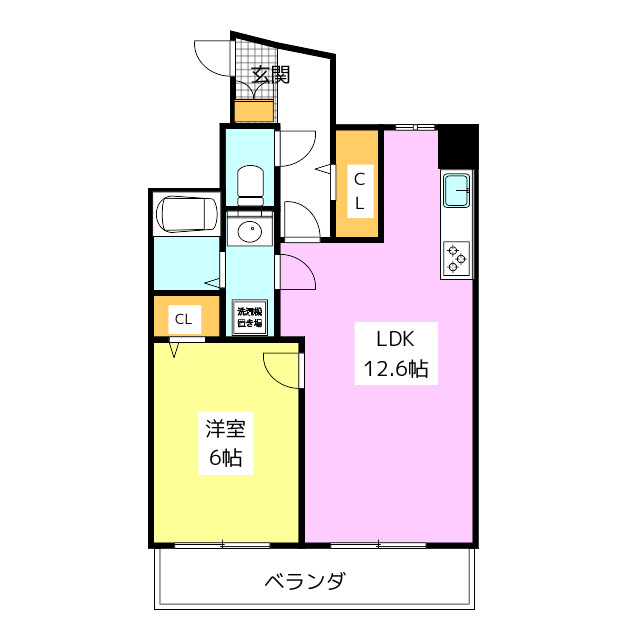 ラスティング銭通の間取り