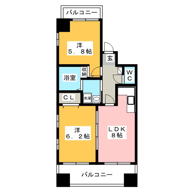 ベレーザ平尾の間取り