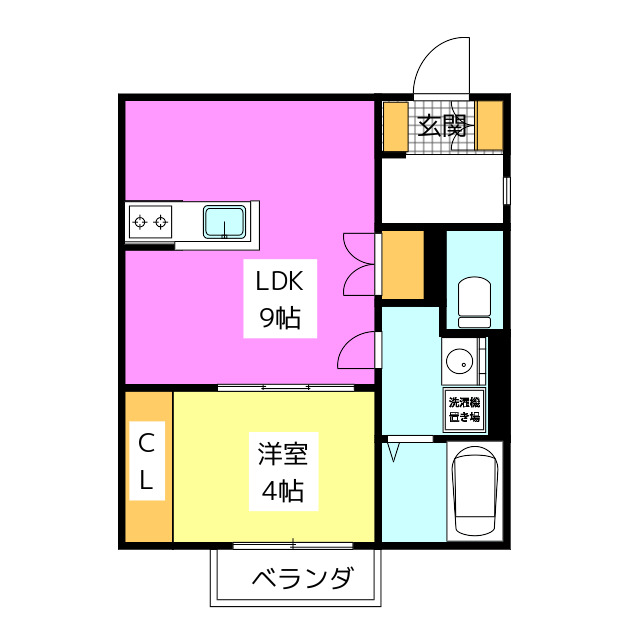 ミオーナ板付の間取り