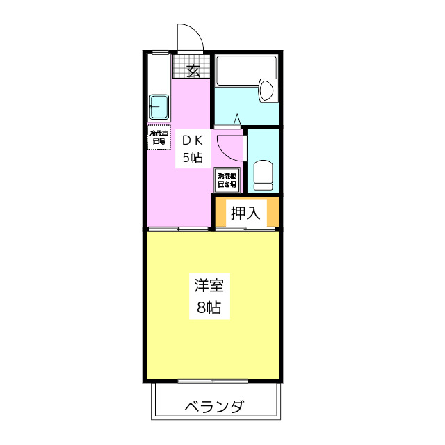 アル-バ笹原1の間取り