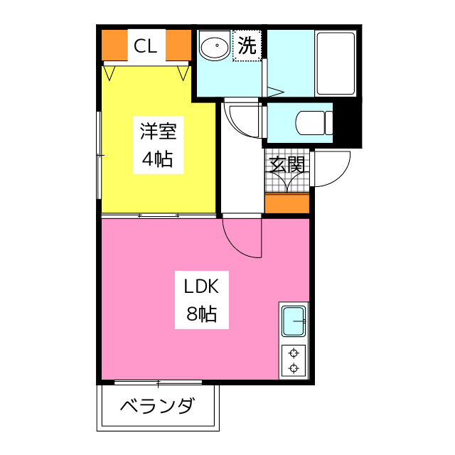 グレーシア博多南の間取り