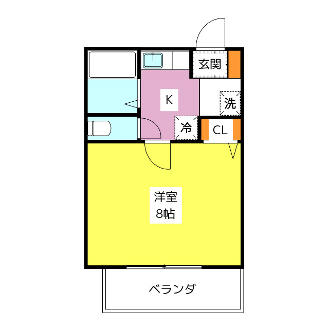 レグラス９８の間取り