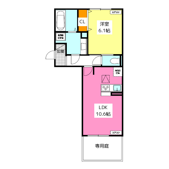 D-room野間大池の間取り