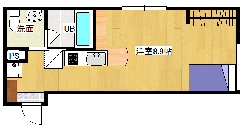 リヴィエール戸坂2の間取り