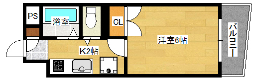 片山ビル10の間取り