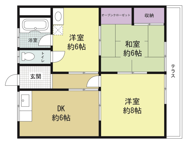 真藤ビルの間取り