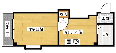 ボーソレイユオキの間取り