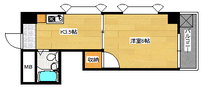 CK東雲ビルの間取り