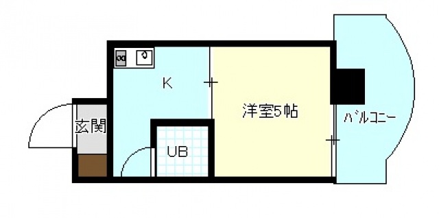 ハイネス江波の間取り